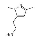 2-(1,3-二甲基-1H-吡唑-5-基)乙胺结构式