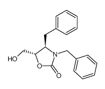 (4R,5S)-3,4-dibenzyl-5-(hydroxymethyl)oxazolidin-2-one Structure
