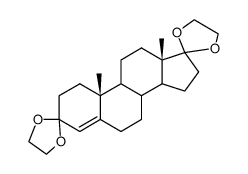 Androst-4-en-3,17-dion-Δ4-3,17-bis-ethylenketal Structure