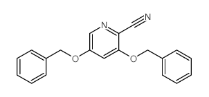 3,5-二苄氧基-2-氰基吡啶结构式