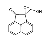 2-hydroxy-2-hydroxymethyl-2H-acenaphthylen-1-one Structure