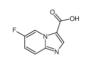6-氟咪唑并[1,2-a]吡啶-3-甲酸结构式