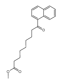 9-[1]naphthyl-9-oxo-nonanoic acid methyl ester结构式