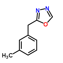 2-(3-methylbenzyl)-1,3,4-oxadiazole Structure