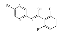 N-(5-溴-吡嗪-2-基)-2,6-二氟苯甲酰胺结构式