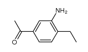 Acetophenone, 3-amino-4-ethyl- (6CI)结构式