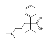 5-(dimethylamino)-2-phenyl-2-propan-2-ylpentanamide Structure