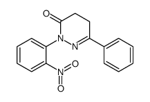 2-(2-nitrophenyl)-6-phenyl-4,5-dihydropyridazin-3-one Structure