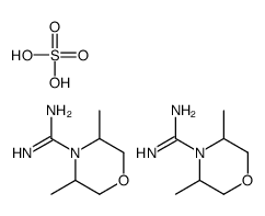 3,5-dimethylmorpholine-4-carboxamidine hemisulfate salt structure