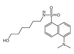 5-(dimethylamino)-N-(6-hydroxyhexyl)naphthalene-1-sulfonamide结构式