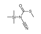 S-methyl N-cyano-N-trimethylsilylcarbamothioate Structure