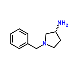 (3R)-1-Benzylpyrrolidin-3-amin Structure