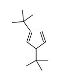 2,5-ditert-butylcyclopenta-1,3-diene结构式