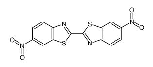 6-nitro-2-(6-nitro-1,3-benzothiazol-2-yl)-1,3-benzothiazole Structure