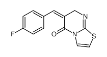 (6E)-6-[(4-fluorophenyl)methylidene]-7H-[1,3]thiazolo[3,2-a]pyrimidin-5-one Structure