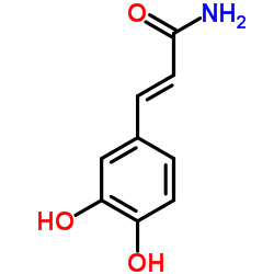 3,4-二羟基肉桂酰胺结构式