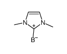 (1,3-二甲基-1H-咪唑-3-鎓-2-基)三硼氢化物结构式