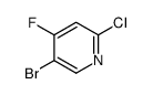 5-bromo-2-chloro-4-fluoropyridine Structure