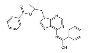(R)-9-[2-Benzyloxypropyl)-N6-benzoyl Adenine结构式