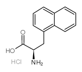 3-(1-萘基)-D-丙氨酸盐酸盐结构式