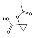 1-acetyloxycyclopropane-1-carboxylic acid Structure