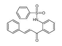N-[2-(3-phenylprop-2-enoyl)phenyl]benzenesulfonamide结构式