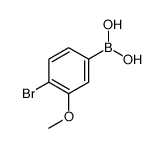 (4-溴-3-甲氧基苯基)硼酸结构式