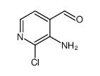 3-AMINO-2-CHLOROISONICOTINALDEHYDE Structure