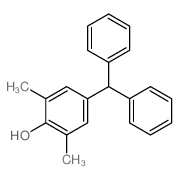 Phenol,4-(diphenylmethyl)-2,6-dimethyl-结构式