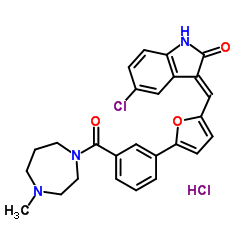 CX-6258 hydrochloride结构式