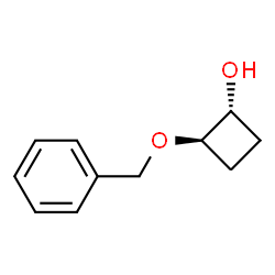 2-(benzyloxy)cyclobutan-1-ol,trans- Structure