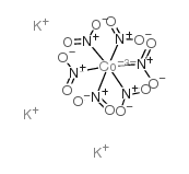 Potassium cobalt(III) nitrite Structure