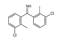 α,α-bis(3-chloro-2-methylphenyl)methanimine结构式
