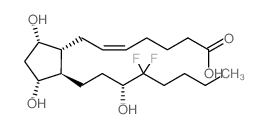 13,14-二氢-16,16-二氟前列腺素F2α结构式