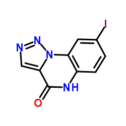8-iodo-[1,2,3]triazolo[1,5-a]quinoxalin-4(5H)-one Structure