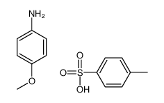4-methoxyaniline,4-methylbenzenesulfonic acid Structure