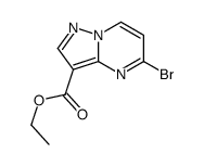 5-溴吡唑并[1,5-a]嘧啶-3-甲酸乙酯结构式