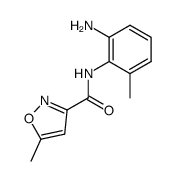 N-(2-amino-6-methyl-phenyl)-5-methyl-oxazole-3-carboxamide结构式