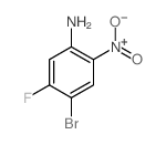 4-溴-5-氟-2-硝基苯胺结构式