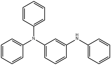 N1,N1,N3-三苯基苯-1,3-二胺结构式