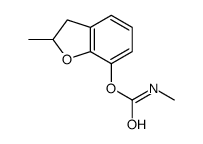 (2-methyl-2,3-dihydrobenzofuran-7-yl) N-methylcarbamate Structure