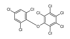 1,2,3,4,5-pentachloro-6-(2,4,6-trichlorophenoxy)benzene Structure
