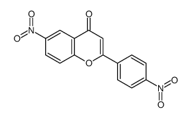 6-nitro-2-(4-nitrophenyl)chromen-4-one结构式