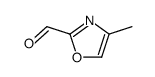4-Methyl-2-oxazolecarboxaldehyde Structure