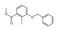 methyl 2-iodo-3-phenylmethoxybenzoate结构式