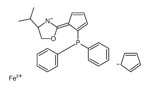 (S)-1-(二苯基磷酸)-2-[(S)-4-异丙基恶唑啉-2-基]二茂铁图片