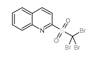 2-[(三溴甲基)磺酰基]喹啉结构式
