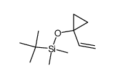 tert-butyldimethyl(1-vinylcyclopropoxy)silane Structure