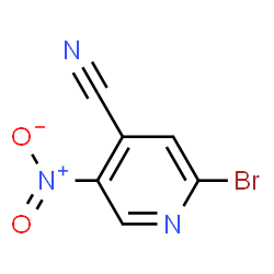 2-Bromo-5-nitroisonicotinonitrile Structure