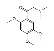2-(dimethylamino)-1-(2,4,5-trimethoxyphenyl)ethanone Structure